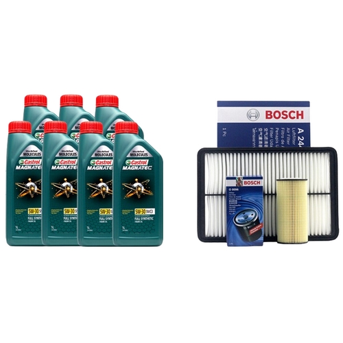 캐스트롤  마그네텍 SN/C3 5W30 7L + 보쉬필터 기아 올뉴 K7 3.3 가솔린