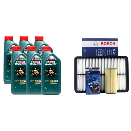 캐스트롤  마그네텍 SN/C3 5W30 6L + 보쉬필터 기아 카니발 KA4 디젤