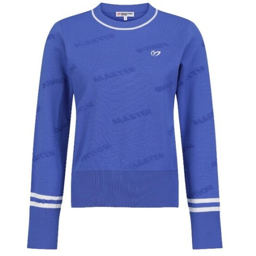 마스터바니에디션  부클 로고 패턴 긴팔 니트 421D1SR003