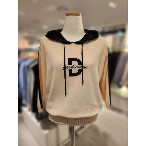 숲(SOUP) 디링 후드배색 니트 SA4LK31