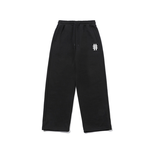 빈트릴 클래식 해시태그 와이드 스웻 팬츠 SD BA241TP002