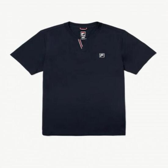 휠라  테니스 피케 헨리넥 반팔티 FS2RSG2322X_INA