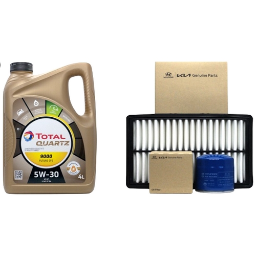 토탈  쿼츠 9000 퓨쳐 GF-6 5W30 4L + 순정필터 현대 아반떼HD 가솔린