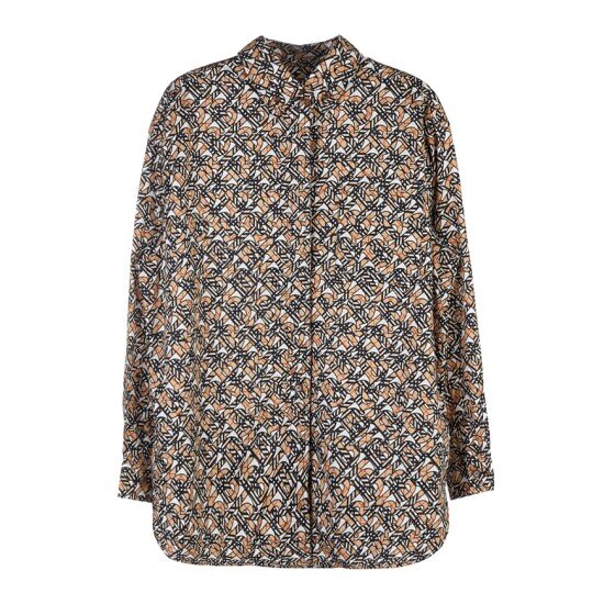 버버리 여성 모노그램 프린트 오버사이즈 셔츠 8057214