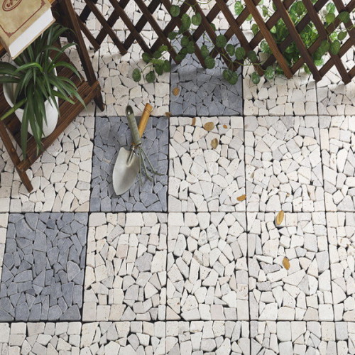 비카  나인윌 천연돌 데크타일