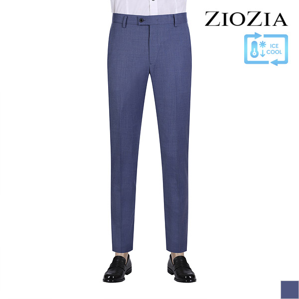 지오지아 슬림 쿨맥스 블루조직 정장팬츠_AAB2SP1305