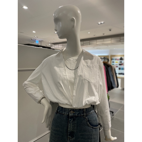 르니앤맥코이 티셔츠 레이어 크롭 블라우스 ML04BL752