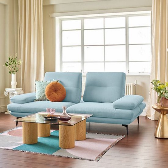 에싸 로마노 스윙기능 리브 패브릭 소파 3인용