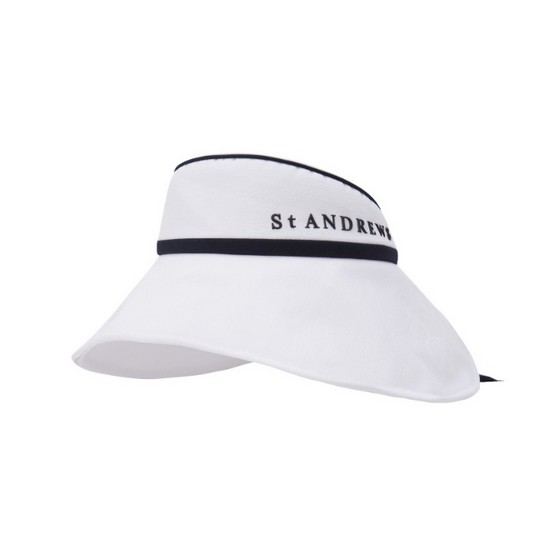 세인트앤드류스  글리터 심볼 와이드 챙 바이저 821D2CP052_WH