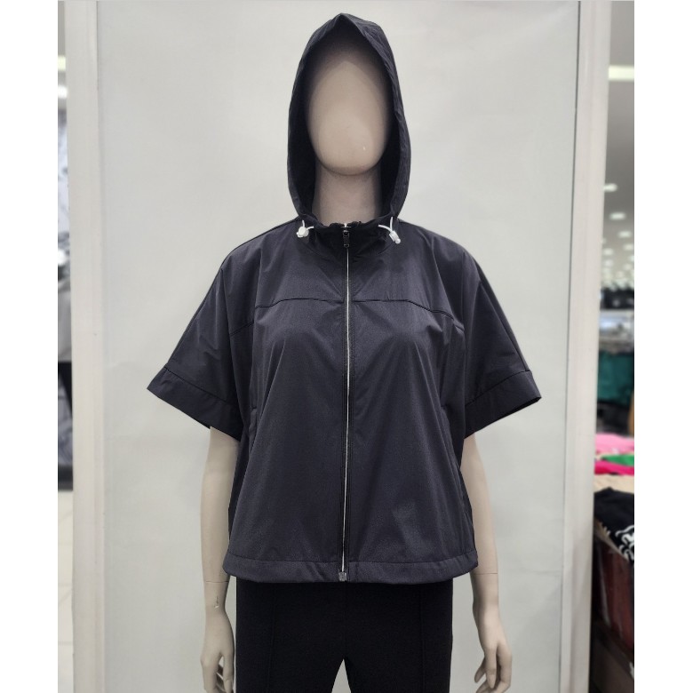 까스텔바작  어깨 레터 후드 판초 BGDSJP504BK
