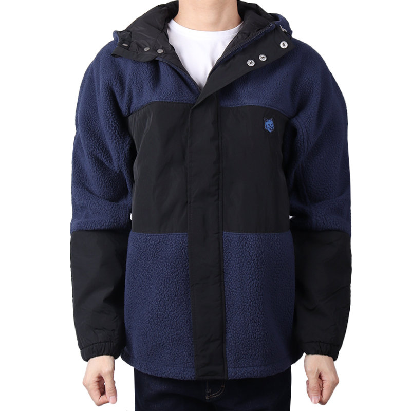 메종키츠네 남성 폭스헤드 폴리스 블루종 자_LM02105WQ4022 P476