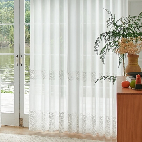 뷰하우스 피오레 쉬폰 커튼