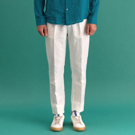 빠니깔레 레귤러슬림 핏 린넨 팬츠 F-GCPT04