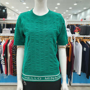 디즈니골프  밑단레터링 니트티셔츠 DO1LKT009