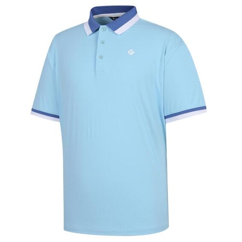 레노마골프  투톤 시보리 카라 반팔 티셔츠 RMTPM2108