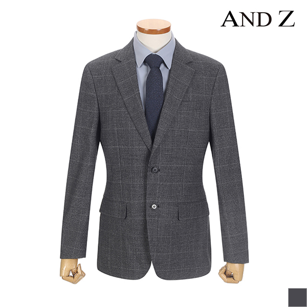 ANDZ 글렌 체크 패턴 정장자켓_BZZ3SB1107