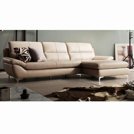 자코모 마린 카우치 천연가죽 소파 4인용