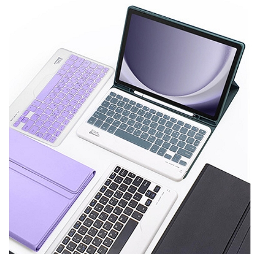 AZV  갤럭시탭A9 플러스 콤비 블루투스 키보드 케이스