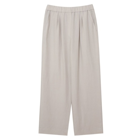 유닛 린넨 혼방 투턱 팬츠 UFI2-WBP288N