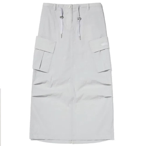 휠라 크링클 미디 카고 스커트 FS2SKG2171F