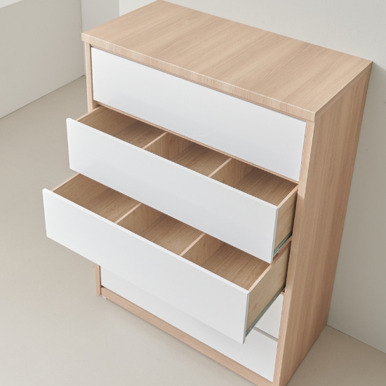 보루네오하우스  엘리브 뉴빅2 5단 빅 서랍장 디바이더 1000