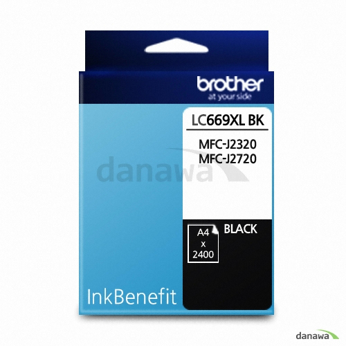 Brother 정품 LC-669XLBK 검정