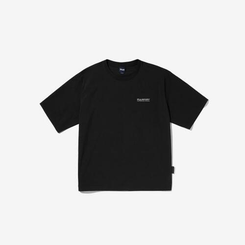 휠라  경량 스트레치 반팔티 FS2RSG2136X_BLK