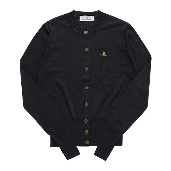 비비안웨스트우드 베아 ORB 로고 자수 가디건 1803002P Y001A N402