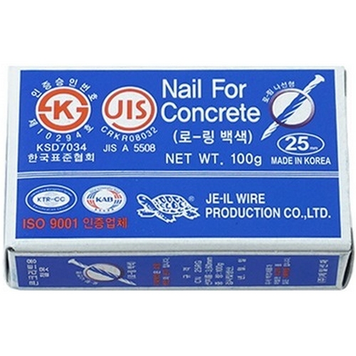 제일선재 콘크리트못 백색 75mm