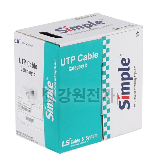 LS전선  UTP-G-C6G-E1VP-M CAT.6 UTP 랜케이블 박스