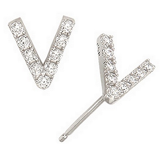 타뮤즈  루이브이 S7023E 실버 귀걸이