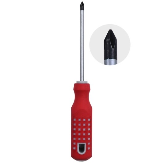 퀸즈 사각그림 소프트 십자 드라이버 (5 x 100mm)