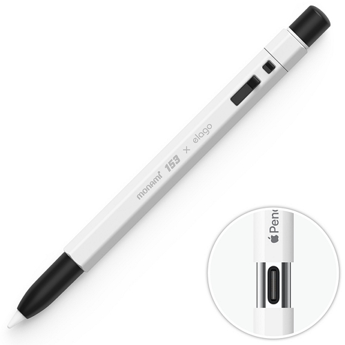 엘라고  모나미 153 애플펜슬 USB-C 실리콘 케이스