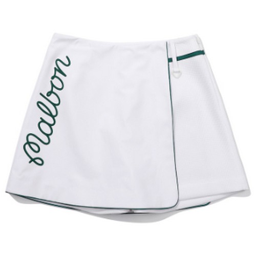 말본골프  랩 스커트 룩 반바지 M4222PHP17WHT