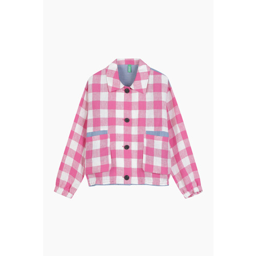 베네통 펜시 체크 점퍼 BAJP57431