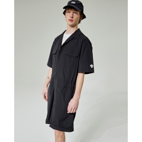 엔비에이(NBA) NYK 아웃포켓 스트레치 반팔 점프수트 N232PT023P