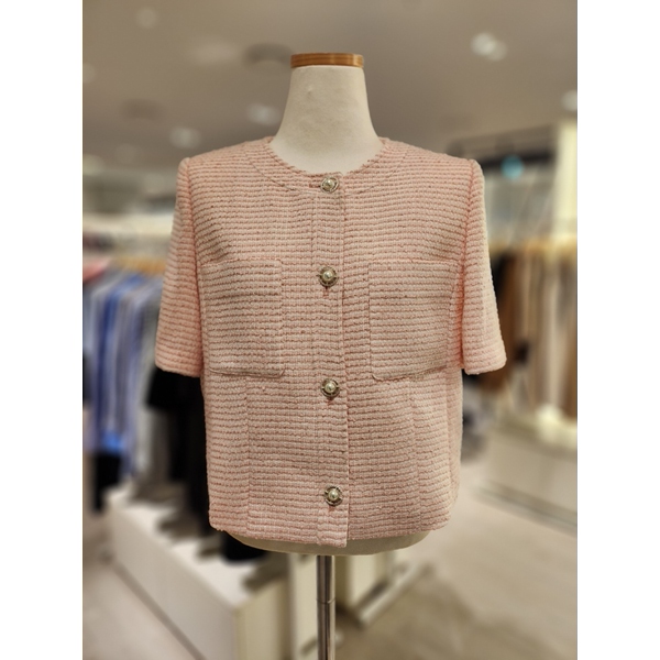 숲(SOUP) 노카라 트위드 반팔자켓 SA5JKM1