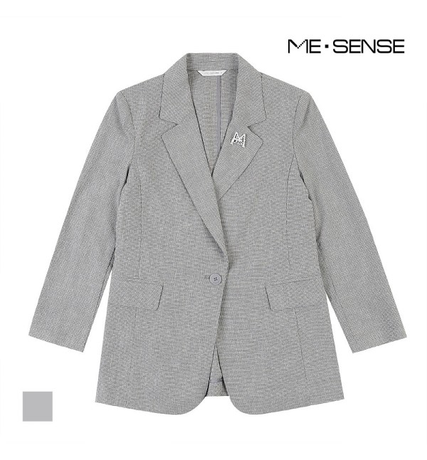 미센스 잔체크패턴 자켓 MB34JKP106C