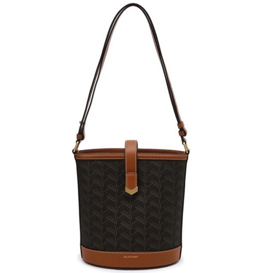 질스튜어트뉴욕 로젤라 칠링 V장식 포인트 로젤라 칠링 패턴 버킷형 숄더백 JABA4E301W2