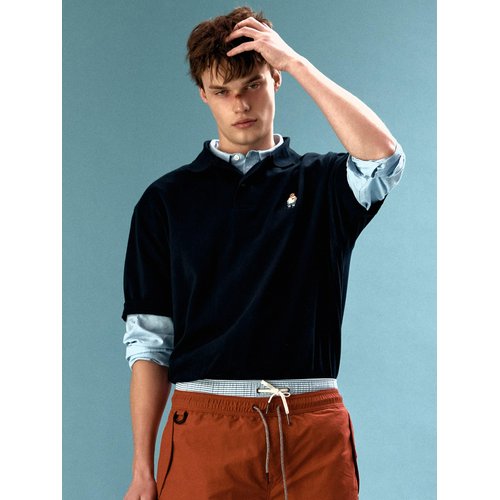 후아유 Steve PQ Collar T Shirt WHHAE2521U