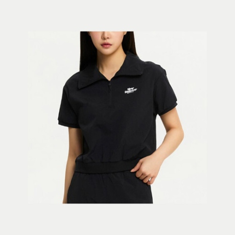 뉴발란스 프로즌 우븐 스트레치 카라 반집업 NBNFE3W612