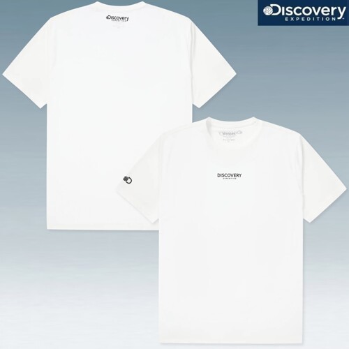 디스커버리익스페디션 반팔티 냉감 프레시벤트 기본 티셔츠 DMRS67043-WHS