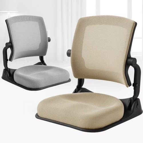 퍼백  브리즈백 쿠션 등받이 접이식 메쉬 좌식의자 PB-L1503