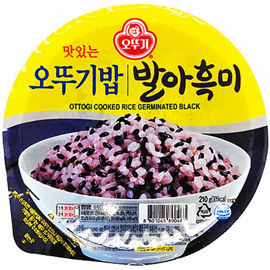  맛있는 오뚜기밥 발아흑미 210g [3개]