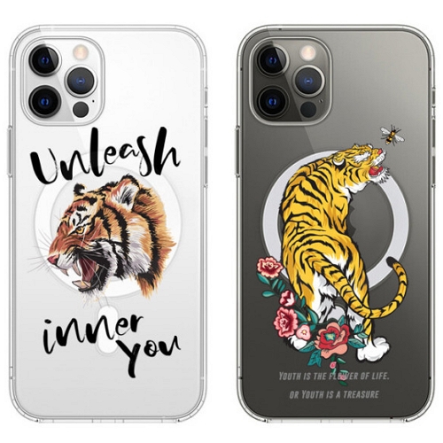 로펠  갤럭시S24 울트라 범 타이거 투명 맥세이프 케이스