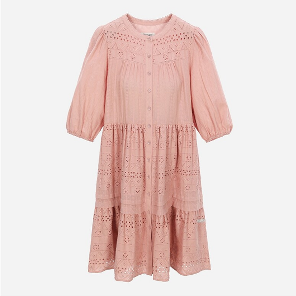 써스데이아일랜드 여성 아일렛 레이스 원피스 T242MOP140W