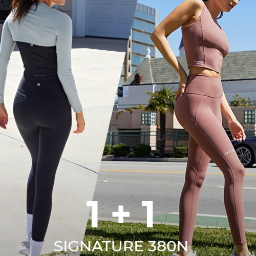 젝시믹스  블랙라벨 시그니처 380N 레깅스 2팩 XP9167F