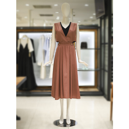 듀엘 뷔스티에 레이어드 원피스 D242MSE051