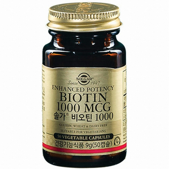 솔가 비오틴 1000mcg 50캡슐