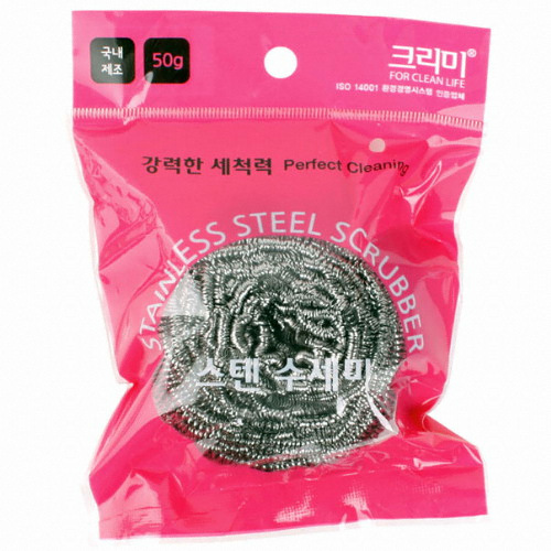 성보크리미 스텐 수세미 50g [1팩(1개)]